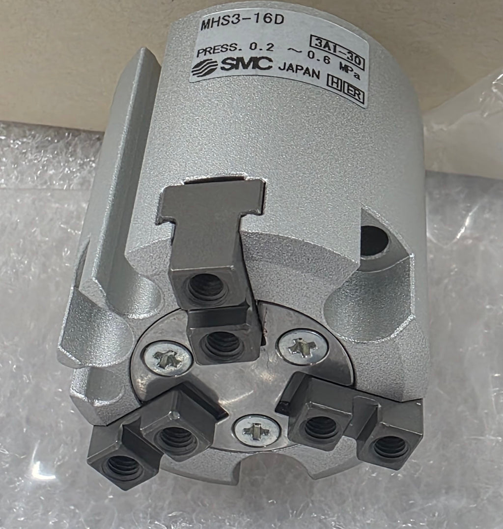 SMC Cylinder Part#MHS3-16D 3 Finger Double Action Pneumatic Gripper