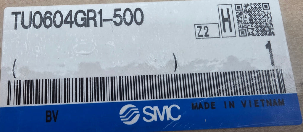 SMC TU0604GR1-500 Tubing; 6mmOD; 4mmID Polyurethane; Gray (500m/1640ft per Roll)