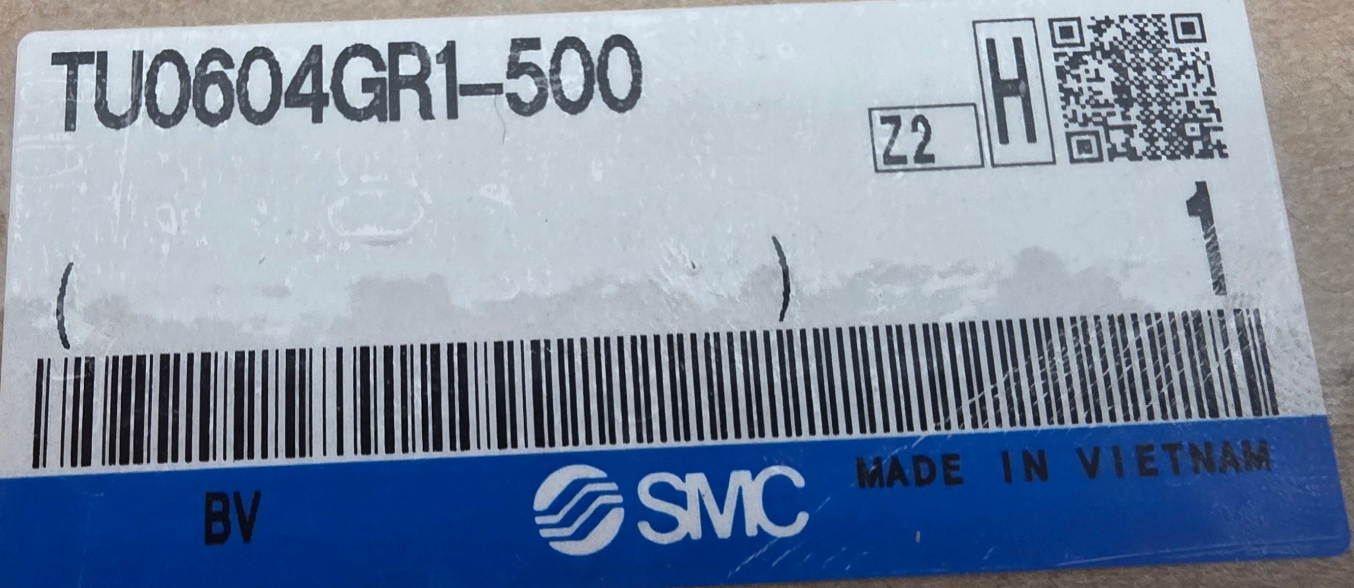 SMC TU0604GR1-500 Tubing; 6mmOD; 4mmID Polyurethane; Gray (500m/1640ft per Roll)