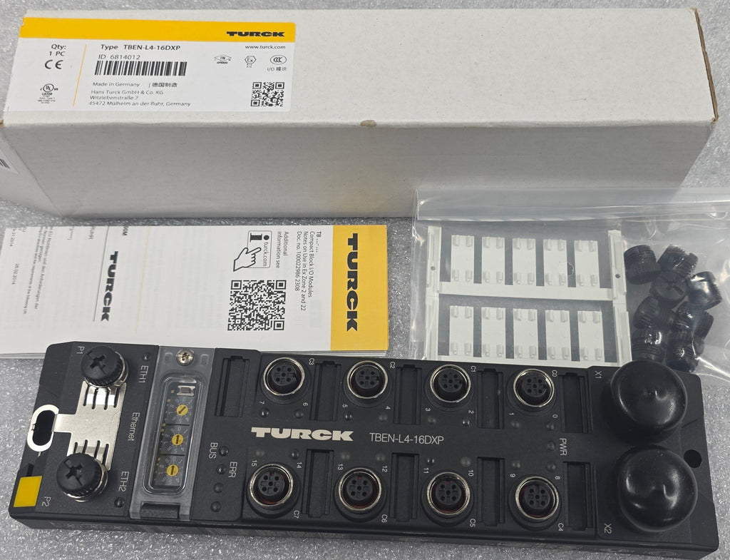 Turck TBEN-L4-16DXP Remote I/O modules,16 Digital Channel, ID 6814012, 18-30VDC, Master or Slave, BEEP Series