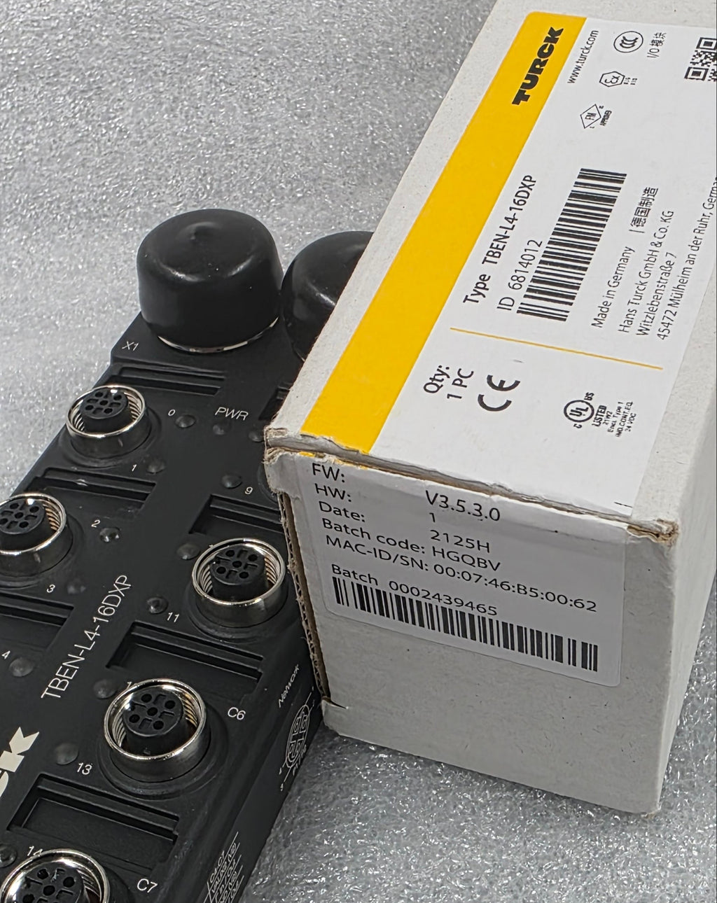 Turck TBEN-L4-16DXP Remote I/O modules,16 Digital Channel, ID 6814012, 18-30VDC, Master or Slave, BEEP Series