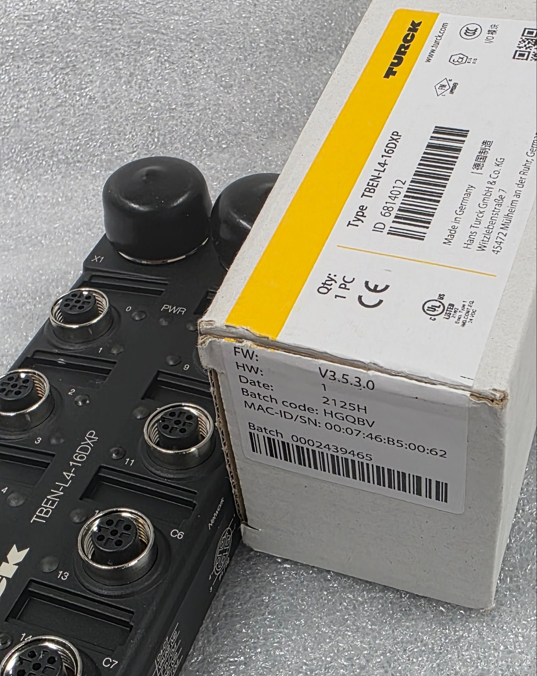 Turck TBEN-L4-16DXP Remote I/O modules,16 Digital Channel, ID 6814012, 18-30VDC, Master or Slave, BEEP Series